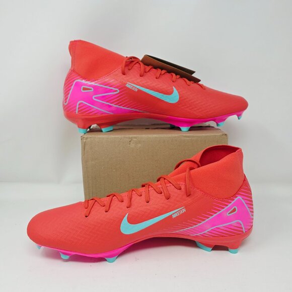 Nike Zoom Mercurial Superfly 10 FQ1456-800 Men Sz 13 Academy FG/MG Soccer Sports - Picture 2 of 8